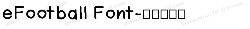 eFootball Font字体转换